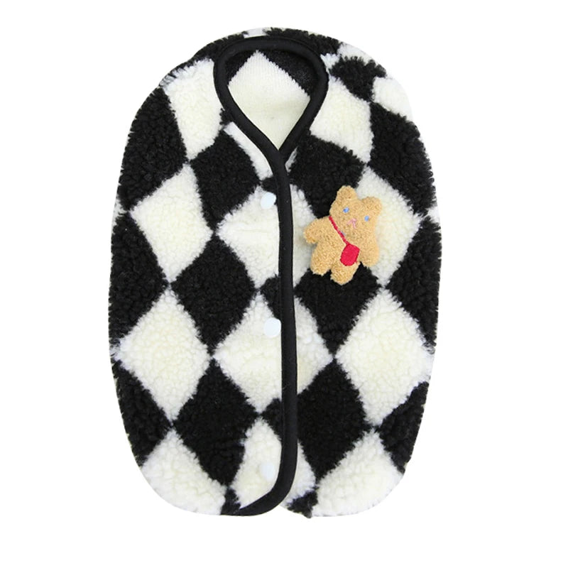 Cozy Dog Plaid Jacket