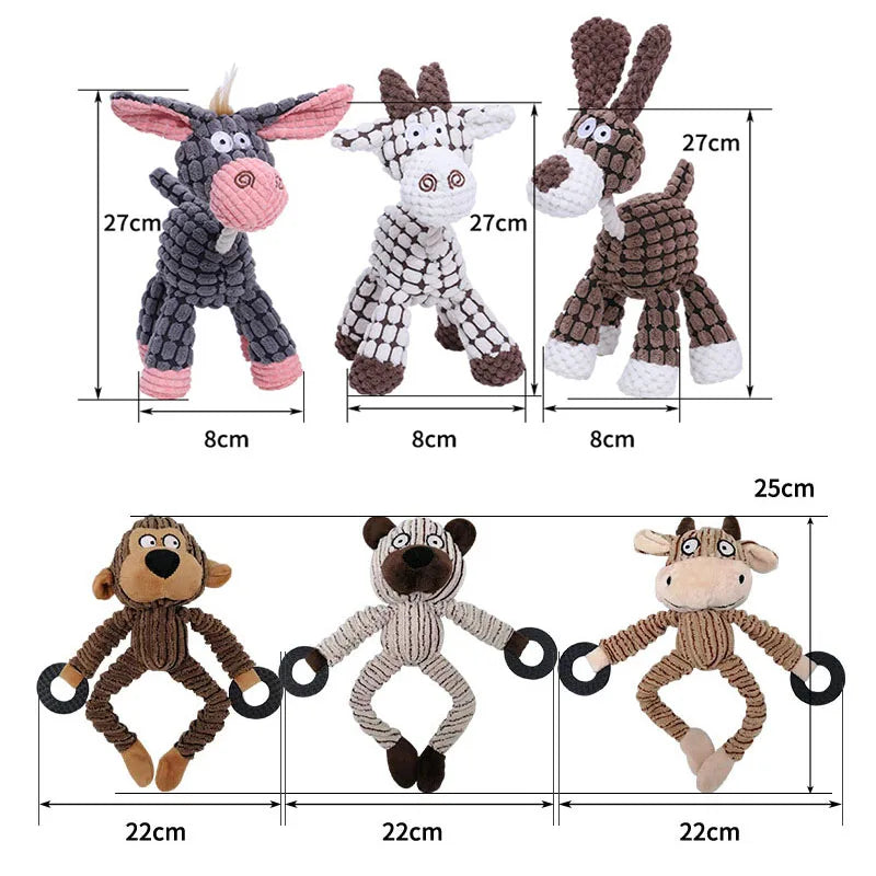 Funny Donkey Chew Toy for Dogs