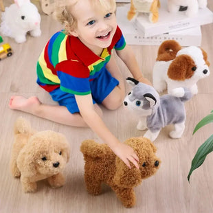 Interactive Tail-Wagging Puppy Toy