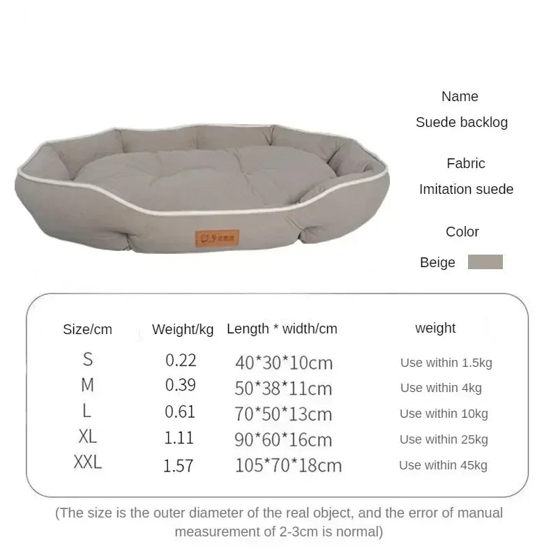 Comfortable Cotton Dog Bed