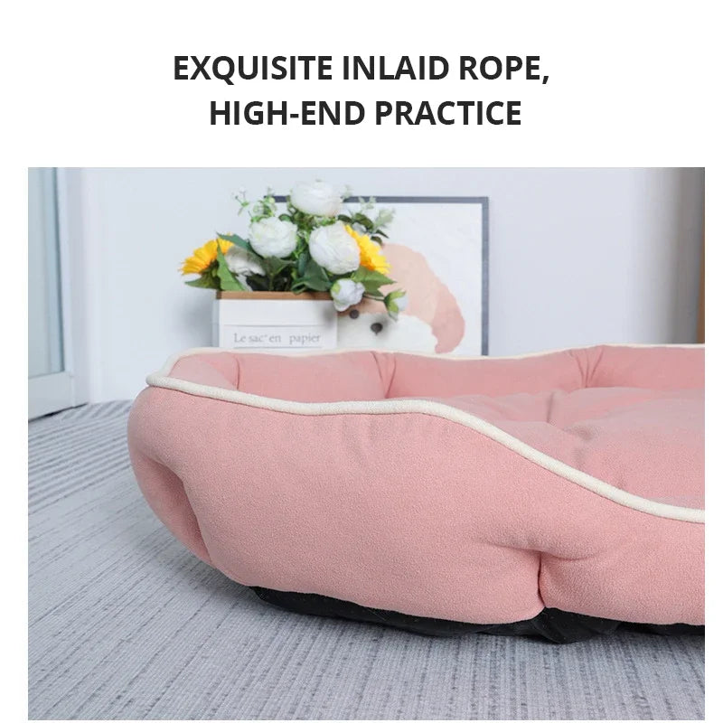 Comfortable Cotton Dog Bed