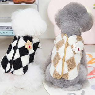 Cozy Dog Plaid Jacket