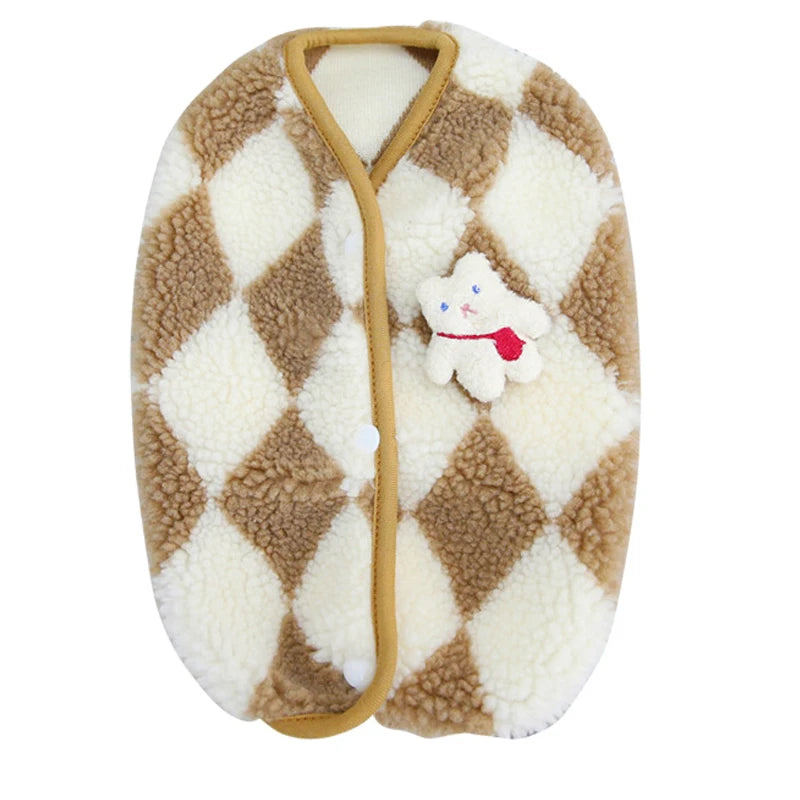 Cozy Dog Plaid Jacket