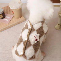 Cozy Dog Plaid Jacket