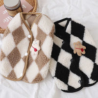 Cozy Dog Plaid Jacket