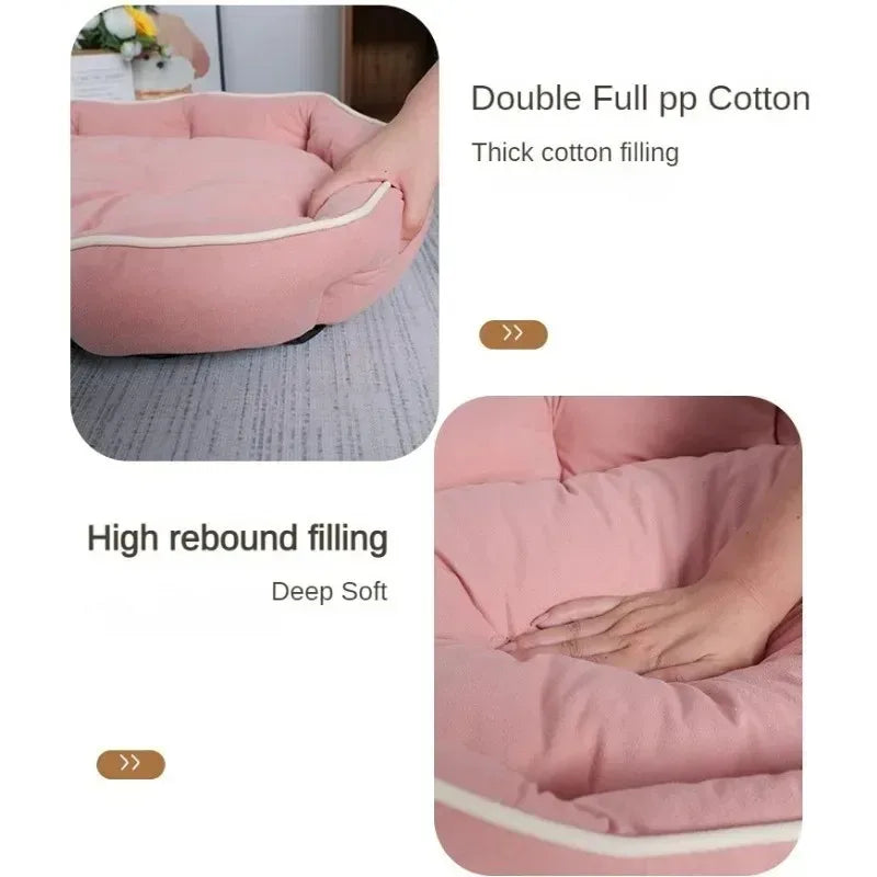 Comfortable Cotton Dog Bed